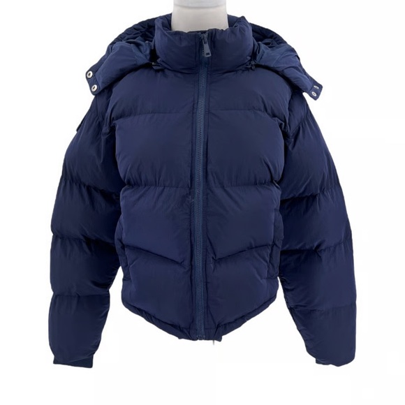 Good American Dark Blue Puffer Jacket - Picture 4 of 11